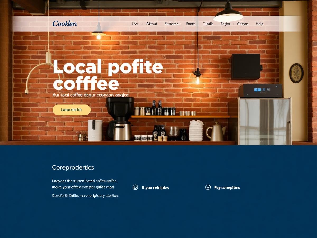 Ember & Oak Coffee — Coffee Shop website sample